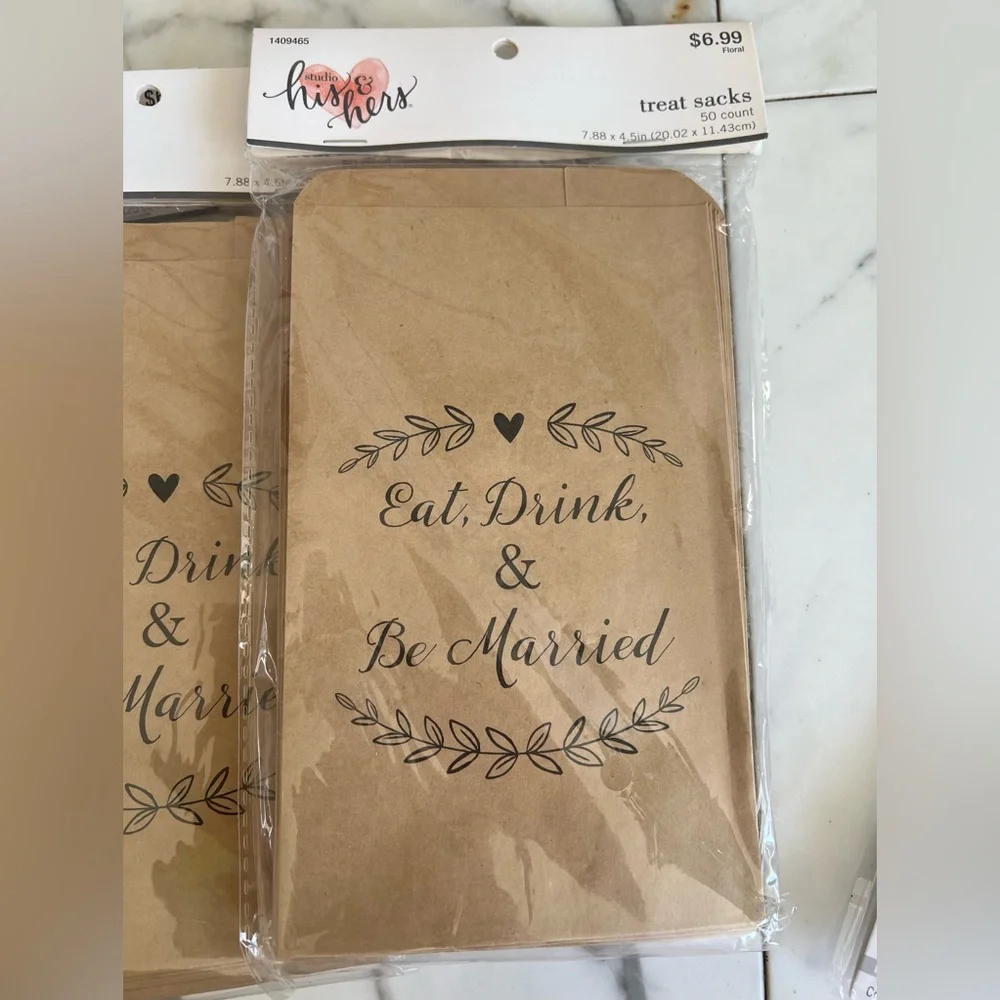 Wedding Snack Bags